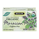 Bigelow Organic Moroccan mint caffeine free herb tea, 20-bags Full-Size Picture